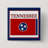 Tennessee State Flag Design Button (Voorkant)