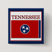Tennessee State Flag Design Button