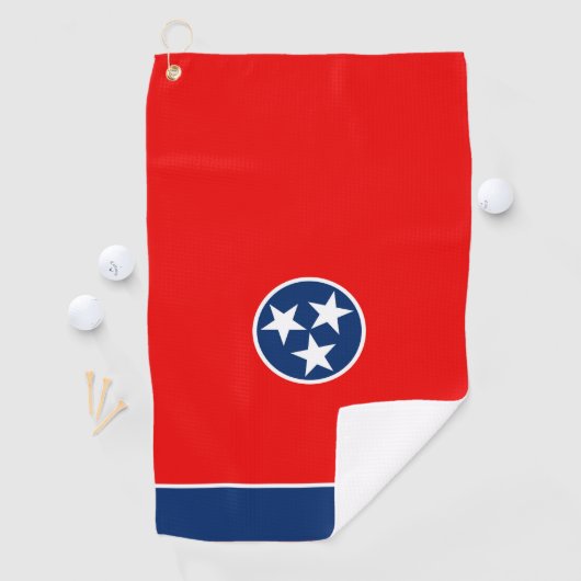 Tennessee State Flag Design on a Golfhanddoek (Insitu)