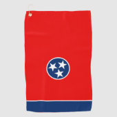 Tennessee State Flag Design on a Golfhanddoek (Voorkant)