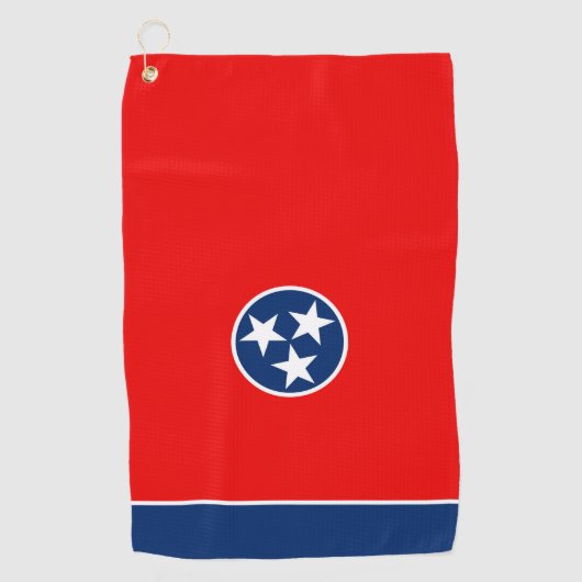 Tennessee State Flag Design on a Golfhanddoek (Voorkant)