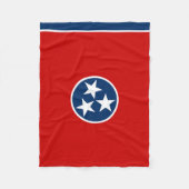 Tennessee State Flag Fleece Deken (Voorkant)