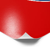 Tennessee State Flag Foto Afdruk (Hoek)