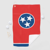 Tennessee State Flag Golf Towel Golfhanddoek (Insitu)