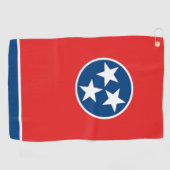 Tennessee State Flag Golf Towel Golfhanddoek (Horizontaal)