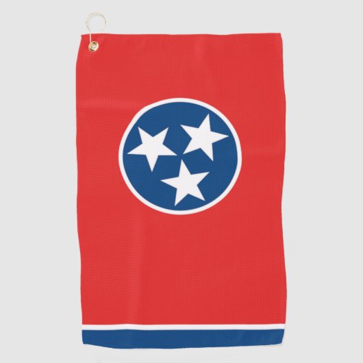 Tennessee State Flag Golf Towel Golfhanddoek (Voorkant)
