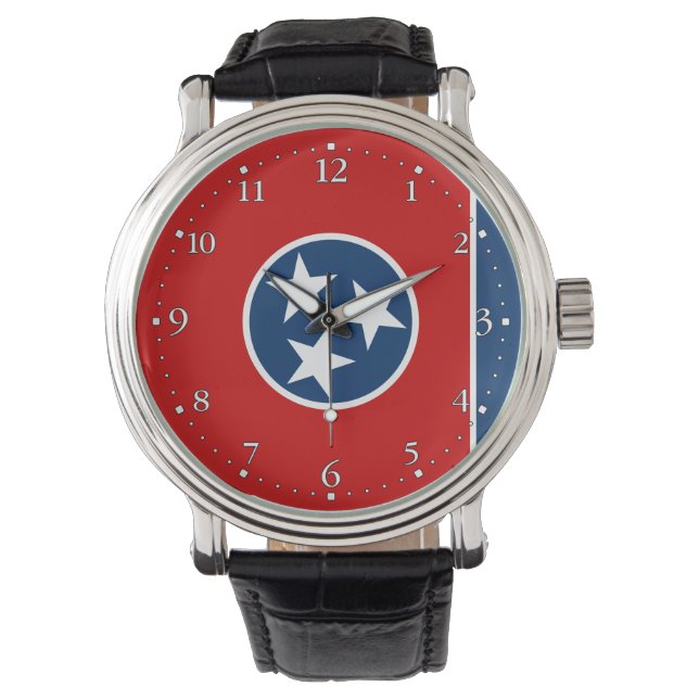 Tennessee State Flag Horloge (Voorkant)