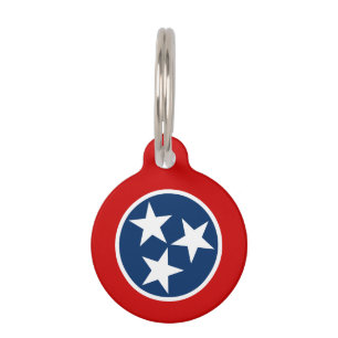 Tennessee State Flag Huisdierpenning