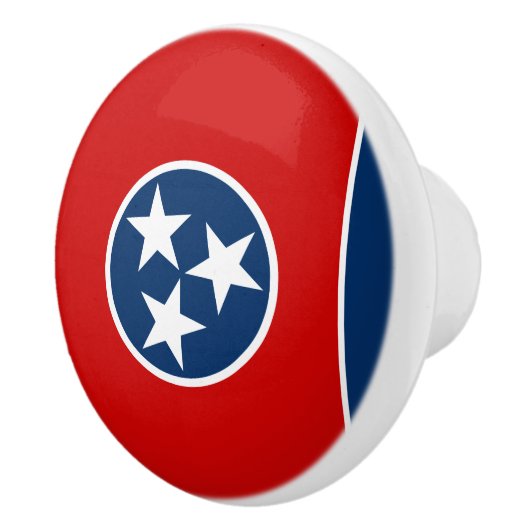Tennessee State Flag Keramische Knop (Rechts)