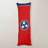 Tennessee State Flag Lichaamskussen (Achterkant (Verticaal))