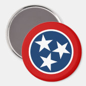 Tennessee State Flag Magneet (Voorkant / Achterkant)