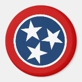 Tennessee State Flag Magneet (Voorkant)