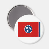 Tennessee State Flag Magneet (Voorkant / Achterkant)