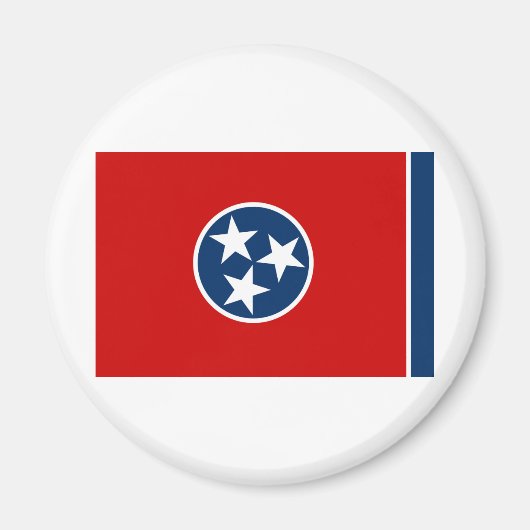 Tennessee State Flag Magneet (Voorkant)