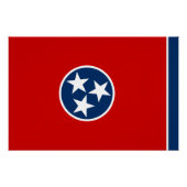 Tennessee State Flag Perfect Poster (Voorkant)