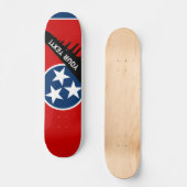 Tennessee State Flag Persoonlijk Skateboard (Voorkant)