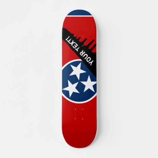 Tennessee State Flag Persoonlijk Skateboard (Voorkant)