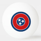 Tennessee State Flag Pingpongbal (Achterkant)