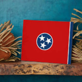 Tennessee State Flag Plaque Fotoplaat (Zijkant)