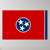 Tennessee State Flag Poster (Voorkant)