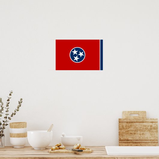 Tennessee State Flag Poster (Keuken)