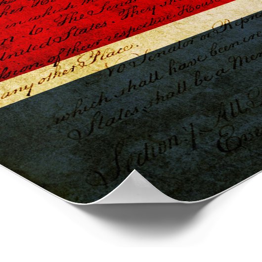 Tennessee State Flag Poster (Hoek)