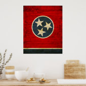 Tennessee State Flag Poster (Keuken)