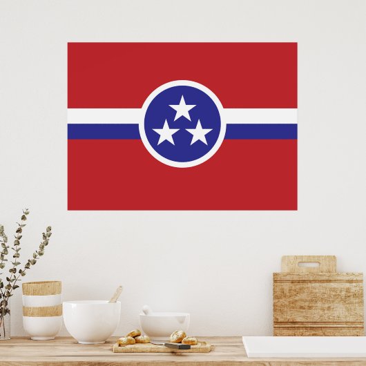 Tennessee State Flag Poster (Keuken)