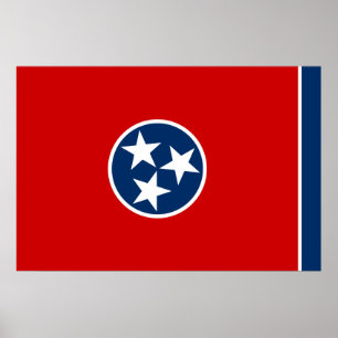 Tennessee State Flag Poster