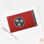 Tennessee State Flag  Rechthoekige Sticker (Envelop)