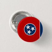 Tennessee State Flag Ronde Button 3,2 Cm (Voorkant /achterkant)