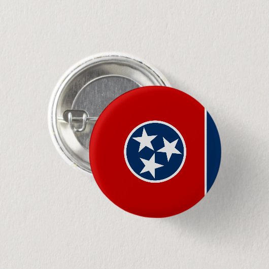 Tennessee State Flag Ronde Button 3,2 Cm (Voorkant /achterkant)
