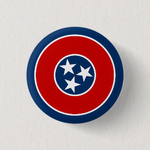 Tennessee State Flag Ronde Button 3,2 Cm