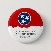 Tennessee State Flag Ronde Button 5,7 Cm (Voorkant)
