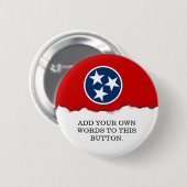 Tennessee State Flag Ronde Button 5,7 Cm (Voorkant /achterkant)