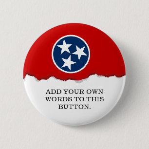 Tennessee State Flag Ronde Button 5,7 Cm
