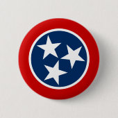 Tennessee State Flag Ronde Button 5,7 Cm (Voorkant)