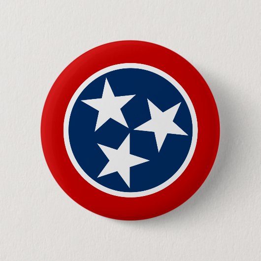 Tennessee State Flag Ronde Button 5,7 Cm (Voorkant)