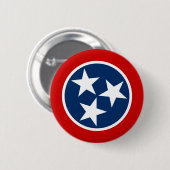 Tennessee State Flag Ronde Button 5,7 Cm (Voorkant /achterkant)