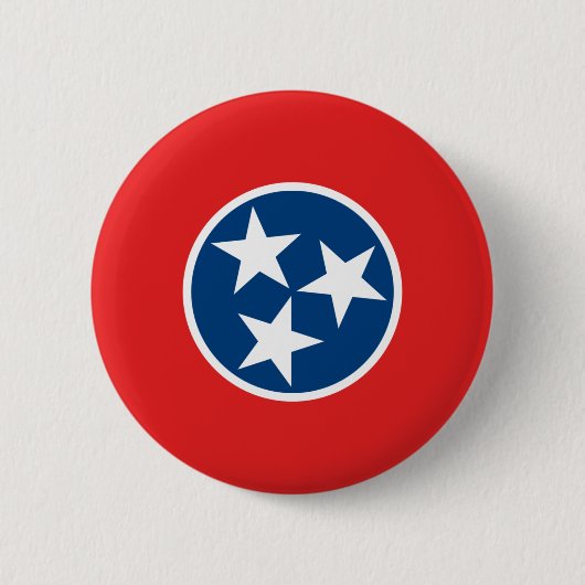 Tennessee State Flag Ronde Button 5,7 Cm (Voorkant)