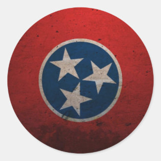 Tennessee State Flag Ronde Sticker