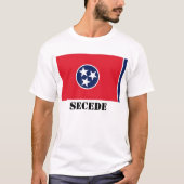 Tennessee State Flag, SECEDE T-shirt (Voorkant)