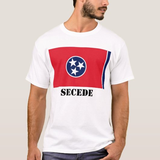Tennessee State Flag, SECEDE T-shirt (Voorkant)