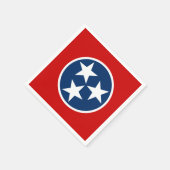 Tennessee State Flag Servetten (Hoek)