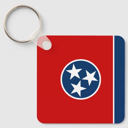 Tennessee State Flag Sleutelhanger (Voorkant)