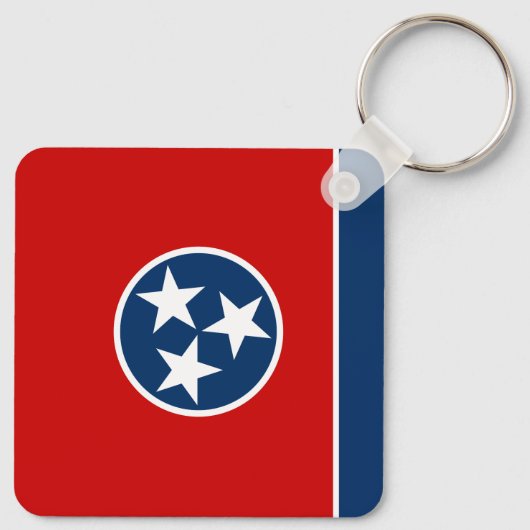 Tennessee State Flag Sleutelhanger (Achterkant)