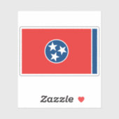 Tennessee State Flag Sticker (Vel)