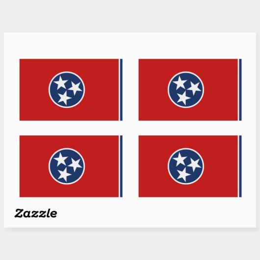Tennessee State Flag Sticker (Vel)