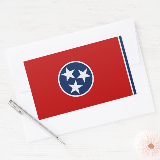 Tennessee State Flag Sticker (Envelop)