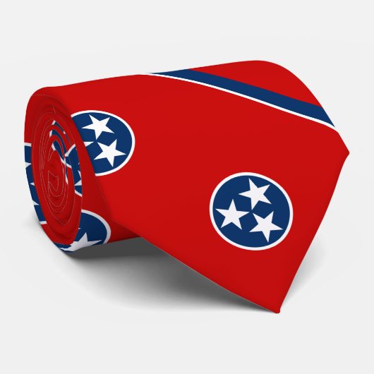 Tennessee State Flag Stropdas (Opgerold)